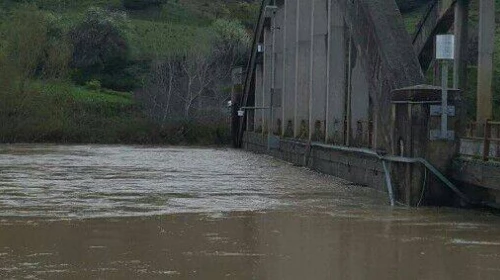 26 Marzo 2018, dopo le forti piogge e la neve, esonda nuovamente il Basento